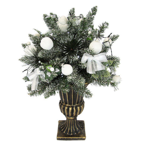 Omusa 90'' Lighted Artificial Fir Christmas Tree